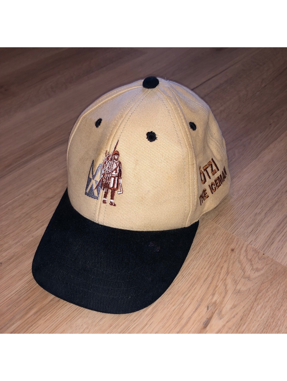 OTZI THE ICEMAN VINTAGE HAT CAP ADJUSTABLE EXTREMELY RARE USA MADE ATLANTIS